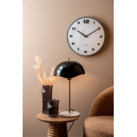 Nástenné hodiny Brisk Dome Karlsson KA6028GY, 40cm